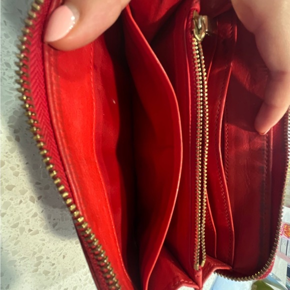 Tory Burch Red-Orange Wallet - Picture 4 of 7